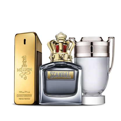Set 3 Profumi | Invictus · Scandal · 1 Million