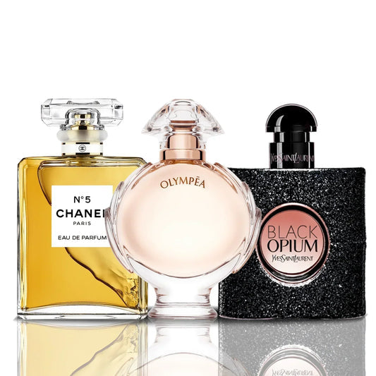 Set 3 Profumi | Chanel N°5 · Olympéa · Black Opium